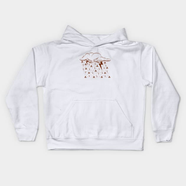 Сloud and poop Kids Hoodie by My Happy-Design